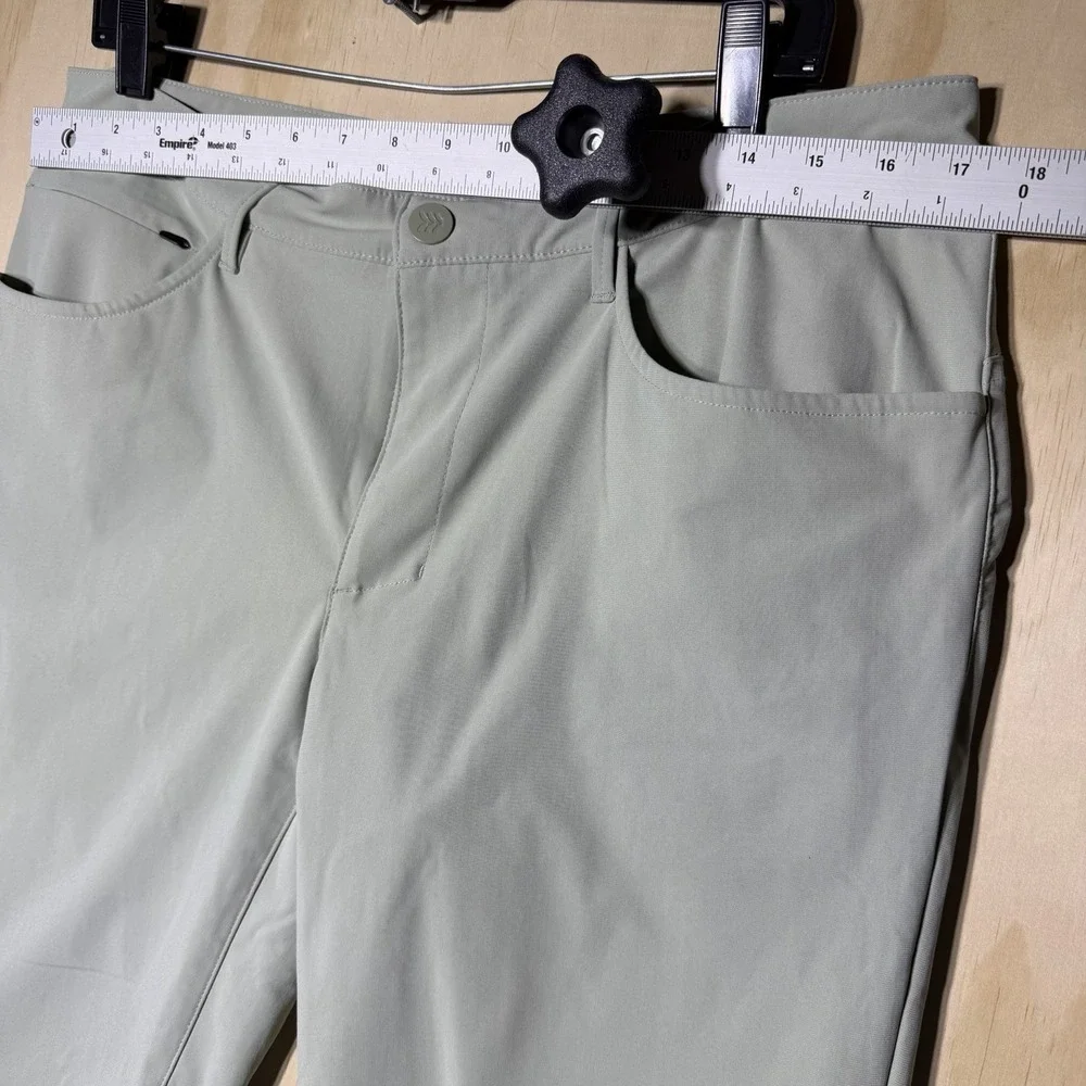 All In Motion Performance Pants Mens 36x30 Golf Stretch Lightweight Casual Green